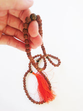 Load image into Gallery viewer, Rudraksha Mala with Tiger Eye