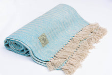 Load image into Gallery viewer, Yoga Blanket - blue