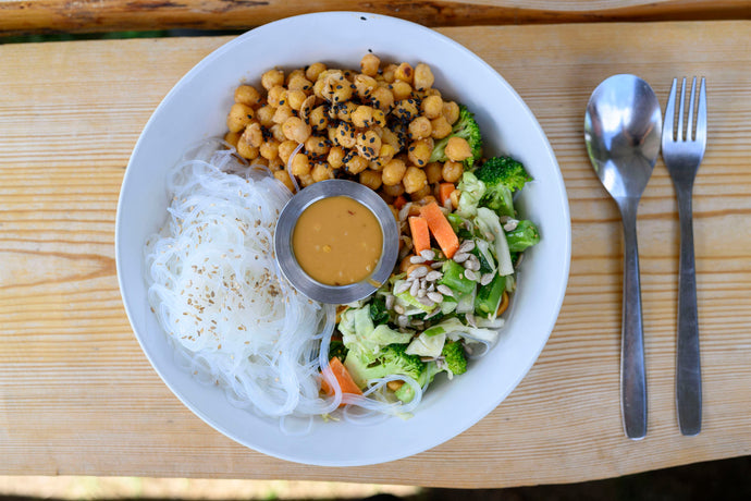 Asian style buddha bowl