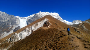 Kyanjin Rii group yoga trekking in Nepal